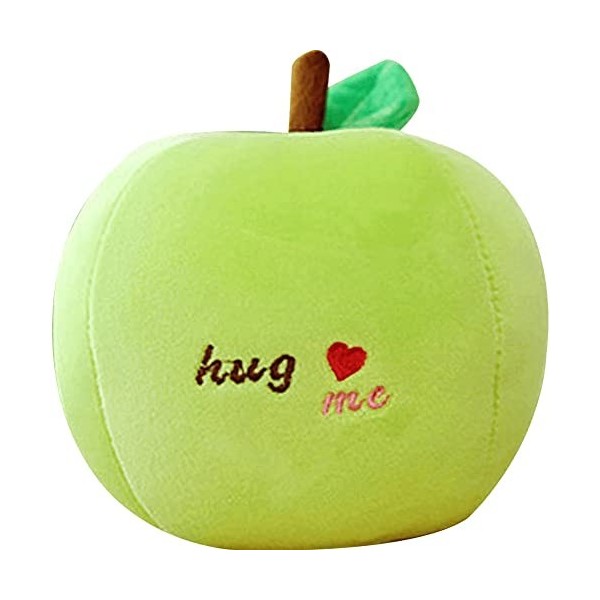 Lipfer Simulation Délicieuse Fruit De Pomme en Peluche Jouet Doux Mignon Coussin en Peluche De Bureau De Bureau pour Maison C