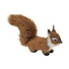 Perfeclan Peluche écureuil Ornement écureuil Figurine Décorative Simulation écureuil en Peluche 12 Cm Fête de Vacances de Noë