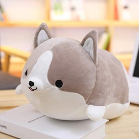 Uposao 35cm Mignon Corgi Chien en Peluche Oreiller en Peluche Doux en Coton Animaux en Peluche Jouets Mignon Shiba Inu Chien 