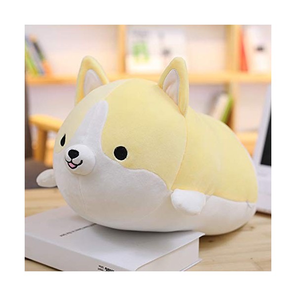 Uposao 35cm Mignon Corgi Chien en Peluche Oreiller en Peluche Doux en Coton Animaux en Peluche Jouets Mignon Shiba Inu Chien 