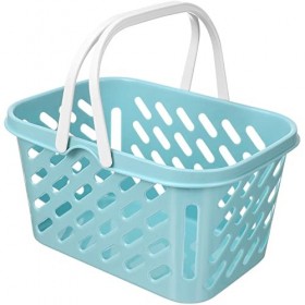 SAFIGLE Mini panier à dépenses en plastique avec poignée faisant semblant de jouer panier pour enfants, mini panier de course