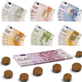 Argent Fictif, Argent pour Jeu De Marchand, Sac d’Argent du Royaume-Uni Pretend & Play De Learning Resources, Jeu De Mots Cro