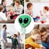 Peluche Extraterrestre Verte, Poupée En Peluche Super Douce, Créature Spatiale Étrange Avec Grosse Tête Et Yeux, Oreiller En 