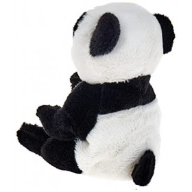 Ty - Beanie Babies - Peluche Ying Le Panda 15 cm, Noir/Blanc, TY40542