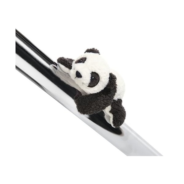 NICI- MagNICI Panda Yaa Boo 12cm Blanc-Peluche avec Aimant-Animal magnétique pour réfrigérateur, Tableau Noir, élément métall