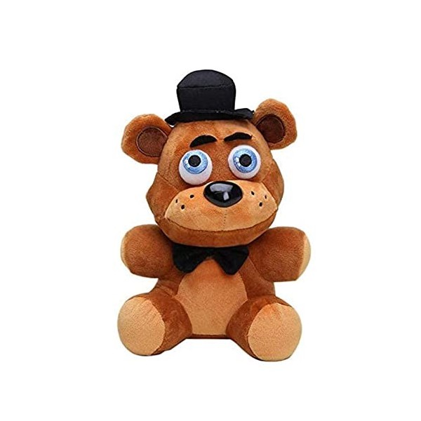 QKNTKF FNAF Poupée en peluche de collection Bonnie Foxy Chica Golden Bear – Cadeau pour les fans de FNAF 20 cm, Freddy Fazbe