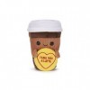 Posh Paws Swizzels Love Hearts 37642 Peluche avec tasse à café I Like You A Latte 18 cm