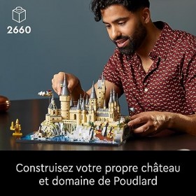 LEGO 76419 Harry Potter Le Château et Le Domaine de Poudlard, Maquette à Construire pour Noël, Incluant Les Lieux Iconiques :