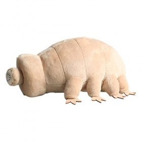 TardigraPeluche Kawaii, 25cm TardigraPeluche, Doudou Tardigra, Oreiller en Peluche Tardigra, Doux TardigraPlushies Dos en Pel