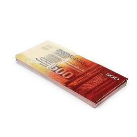 Scratch Cash 100 x mk 500 Marques Finlandaises Argent pour Jouer taille Réelle 