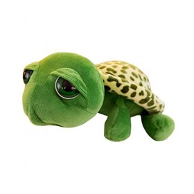 Poupée en peluche en tortue, 15,75 pouces en peluche réaliste en tortue en coton, figurine en peluche décoration dintérieur 