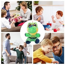 Five Nights at Fre-ddy Series Plushies, Hit Horror Game System Error Role Doll Bonnie, Animaux en peluche Dinosaure Vert, Per