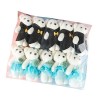 Apooke 10 pcs/lot Ours en Peluche Jouet Mini Ours poupée Jouet Porte-clés Pendentif décoration de Mariage Enfants fête danni