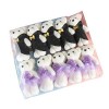 Apooke 10 pcs/lot Ours en Peluche Jouet Mini Ours poupée Jouet Porte-clés Pendentif décoration de Mariage Enfants fête danni