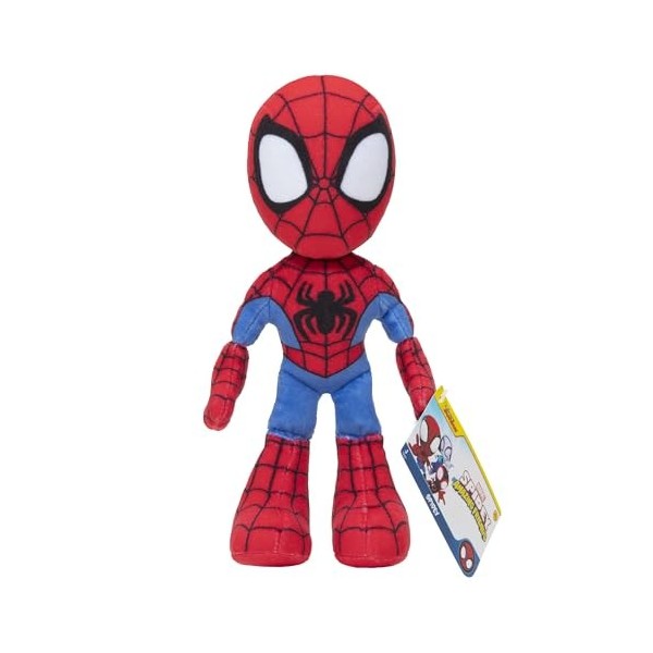 Marvels Spidey et ses incroyables Amis - Petite Peluche Spidey de 20 cm - Jouets pour Les Enfants de 3 Ans et Plus - Jouets 