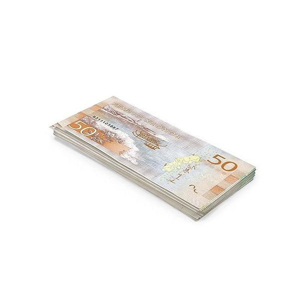 Scratch Cash 100 x kr 50 Couronnes Suédoises Argent Pour Jouer augmenté à 125% 