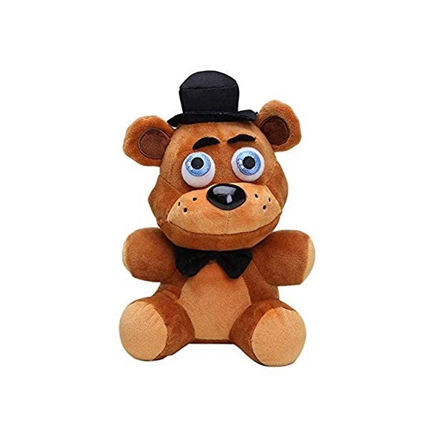 Zhongkaihua Security Breach FNAF Fazbears Piazzaria Game Figurine Foxy en Peluche FNAF, 18 cm