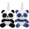 ANBOOR Petits animaux en peluche panda, 12 cm, jouet avec porte-clés, récompense, sacs de goodie, faveurs de fête, maternelle