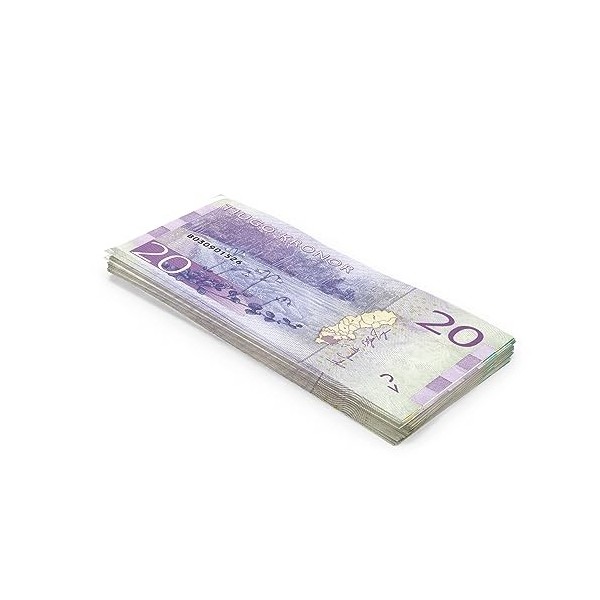 Scratch Cash 100 x kr 20 Couronnes Suédoises Argent Pour Jouer augmenté à 125% 