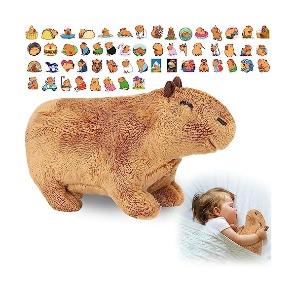 UYDF Peluche Capybara,Capybara Peluche,Peluche Mignonne,Peluche Capybara Réalistepeluche Capybara Super Douce,Jouet Enfant av