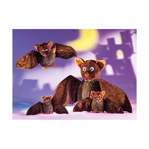 Schaffer Knuddel mich! 5300 Chauve-Souris en Peluche Dragomir Taille XS 11 cm/11 x 7 x 6 cm Marron