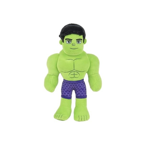Spidey and His Amazing Friends SNF0082 Marvel’s Friends-8-Inch Little Plush Hulk Kids Ages 3 up-Toys Featuring Your Friendly 