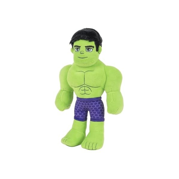 Spidey and His Amazing Friends SNF0082 Marvel’s Friends-8-Inch Little Plush Hulk Kids Ages 3 up-Toys Featuring Your Friendly 