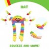 Chapeau en Peluche Huggy Wuggy Poppy Playtime. Jeu dhorreur de Noël. Chapeau Moves Ears Poppy Rainbow pour Enfants et Adulte