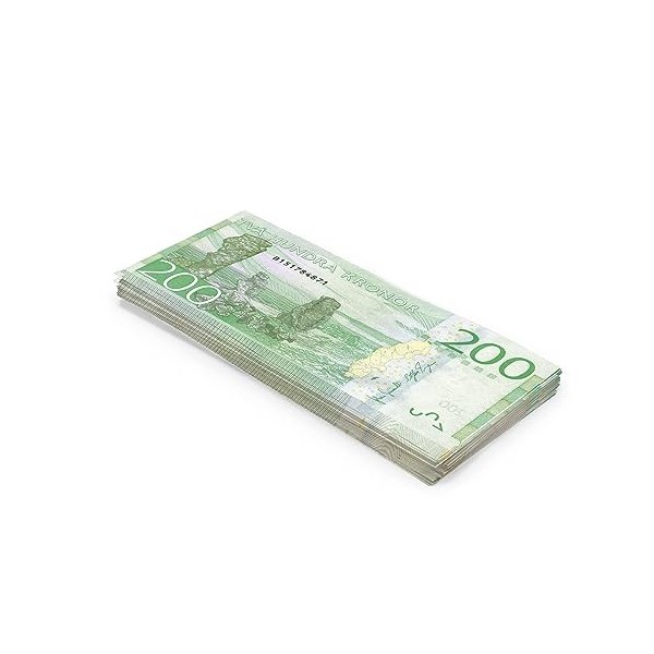 Scratch Cash 100 x kr 200 Couronnes Suédoises Argent Pour Jouer augmenté à 125% 