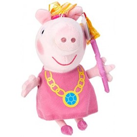Ty - Beanies - Peppa Pig - Princesse Peppa - Peluche Douce 15 cm