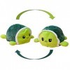 KUNSTIFY - Peluche Tortue réversible 20cm Verte