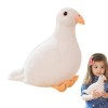 Pigeon en Peluche, Simulation de Pigeon en Peluche, 20 cm, Peluche Douce, Pigeon en Peluche, colombes Blanches, Oiseaux, déco