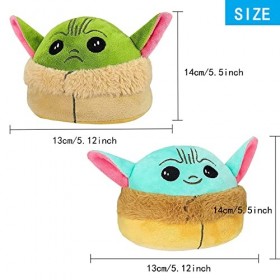 Peluche mandalorie réversible pour bébé, peluche super douce Flip Mood pour enfants, cadeau de Saint-Valentin