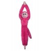 Deluxebase EcoBuddiez Tree Huggers - Singe-Écureuil Rose de Petite Peluche à Suspendre de 55 cm fabriquée en Bouteilles Plast