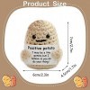 BJPERFMS Pomme de Terre Positive, 7CM Mini Peluche Pomme de Terre, Jouets de Pomme de Terre, Pomme de Terre Positive Tricotée