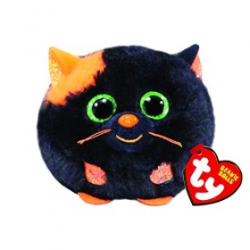 Ty UK Ltd Salem Cat Beanie Ball Halloween 2022 Peluche Douce à Collectionner