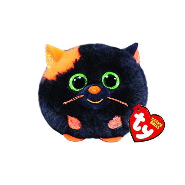 Ty UK Ltd Salem Cat Beanie Ball Halloween 2022 Peluche Douce à Collectionner