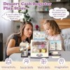KalaDuck Cafetière pour Enfants avec Son et Lumière, Magasin de Desserts avec Jouet Caisse Enregistreuse, Jouet Nourriture et