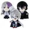 OSRDFV Figurine Bungo Stray Dogs Mori Ogai en peluche douce - Cadeau de collection pour filles et garçons Dazai Osamu, 20 cm