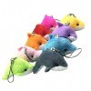 Toyvian Lot de 5 pendentifs décoratifs en peluche pour sac à clés, téléphone couleur aléatoire 