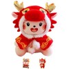 Lembeauty Peluche Dragon du Nouvel an Chinois 2024 | Poupée Animal en Peluche Dragon du Zodiaque Chinois | Cadeau danniversa