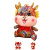 Lembeauty Peluche Dragon du Nouvel an Chinois 2024 | Poupée Animal en Peluche Dragon du Zodiaque Chinois | Cadeau danniversa