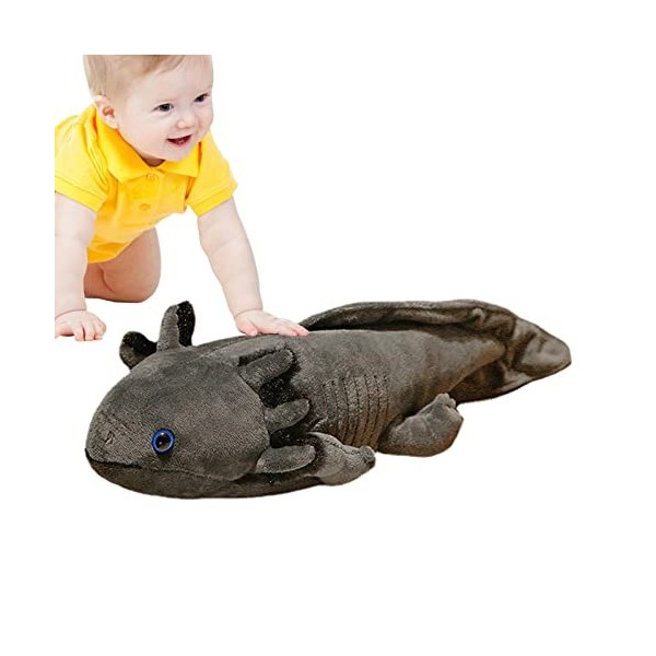 AIYING Axolotl Peluche Kawaii, 45cm Salamandre Peluche Doudou Axolotl, Oreiller en Peluche Axolotl, Mignon Salamandre Axolotl