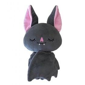woyufen Chauve-Souris en Peluche - Jouet Animal dhalloween en Peluche Douce 18 cm,Cadeau en Peluche pour et Adultes, poupée 