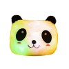 Uposao Peluche LED Panda Doudou, Lumineuse Panda Peluche Jouets avec Coloré Lampe Mignon Coussin en Peluche danimaux Super D