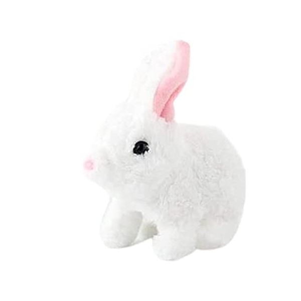 Jikiaci Bunny Toys Peluche, Jouets Interactifs Les Lapins Peuvent Marcher Et Parler, Jouet Électronique Lapin en Peluche avec