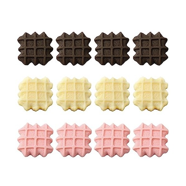 OLYCRAFT 96pcs 12 Styles Cabochons en Résine de Chocolat Imitation de Chocolat Alimentaire Artificiel Ensembles de Résine de 