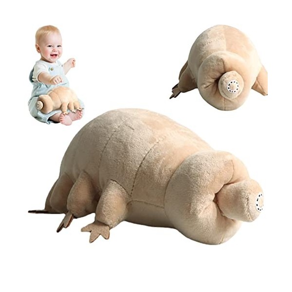 Générique Jouets en Peluche créature Marine - Jouet en Peluche Tardigrade en Peluche de 10 Pouces - Poupée en Peluche Ours d