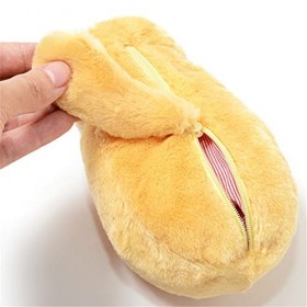 GIVBRO Trousse en peluche, motif chat de dessin animé, pochette de maquillage pour adolescent, étudiant, sac de rangement pou