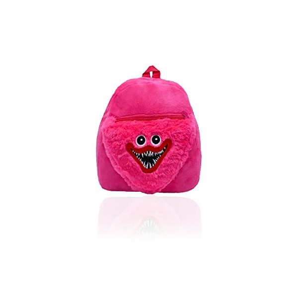 wiztex Sac à dos bleu Huggy wuggy poppy playtime pour enfant Sac à dos en peluche Poppy Playtime - Sac à dos en peluche 3D po